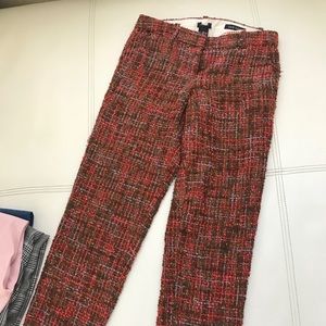 J crew collection textured tweed Capri pants 00